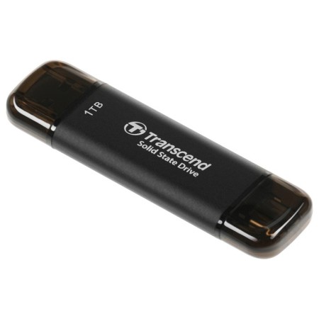 SSD Transcend USB-C 1TB TS1TESD310C Gray USB-A-3