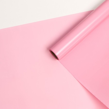 Flower film "Transparent strip" Pink, 0.58 x 10 m-4