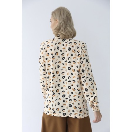 Women's blouse with a banting tie, size 52-3