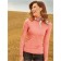 Women's turtleneck CONTE ELEGANT, size XS, Burnt Coral color