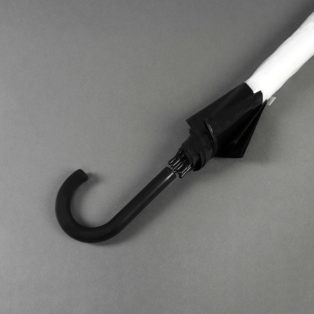 Umbrella - semi -automatic cane "Kant", 8 spokes, r = 43 cm, black/transparent color-7