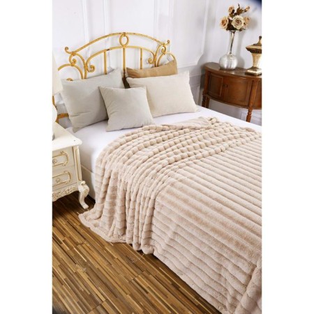 Anabel cover, size 160x220 cm, beige color-1