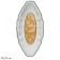 Ovala dish Lenardi "Adonis", size 27x13 cm