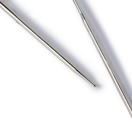 Circular knitting needles, brass 80 cm/ 2 mm-2