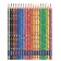 Pencils of 18 colors Pixel Party, plastic, decorated, triangular, cardboard packaging with a suspension