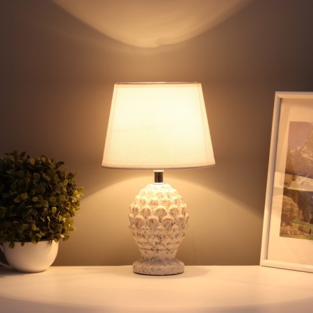 Table lamp "Bud" 1x40W E14 white 20x20x34cm-1