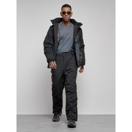 Male winter ski costume, size 54, black color-18