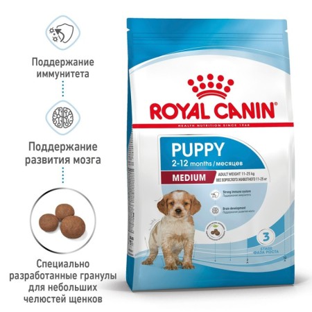Сухой корм RC Medium Puppy для щенков, 3 кг-1