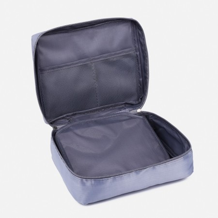 Lightning cosmetic bag, gray color-2