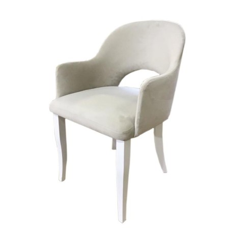 Viola chair, supports white array, vanilla color