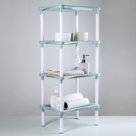 Floor eben with shelves 4 sectional krita, color gray mystery