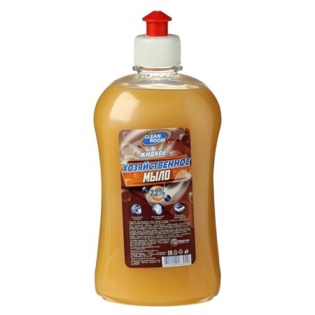 Liquid household soap 72% "Clean Room", 500 ml