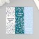 Stick Paper "Snowflakes" 3x9 cm sheet 10x10 cm