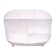 Supply for writing accessories, 6 departments, with stickers, calligrata, white