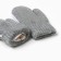 Baby mittens minku, gray color, 18 cm