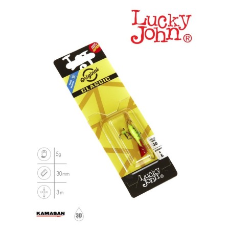 Balancir Lucky John Classic 3 + tee, 3 cm, color 36rt blister-2