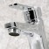 Wasserkraft Rhin 4403 shell mixer, single -leaf, survival 107 mm, chrome