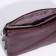 Cross-Bodi bag with zipper, burgundy color