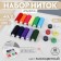 Set of threads "Rainbow", 40/2, 200 m, 18 pcs, in the organizer, color colorful color