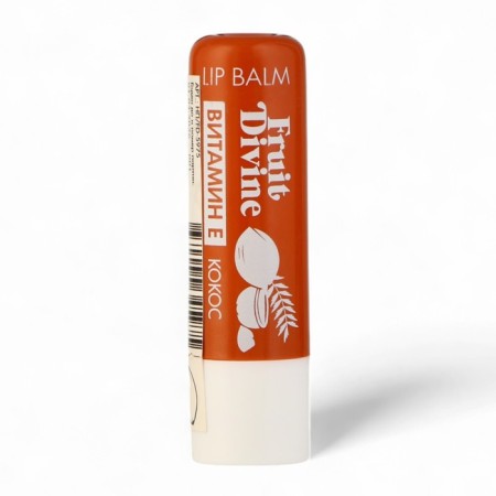 Lip balm Fruit Divine "Coconut", 4.3 g