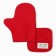 Set of kitchen. Ethel New Year Collection, col. Red, mittens-seging 18x29 cm, take 19x19 cm, 10