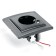 1-seater socket s/h 250V, 16A with a protective curtain and with USB, Stekker Erna, PST16-9011-03, black 1022447