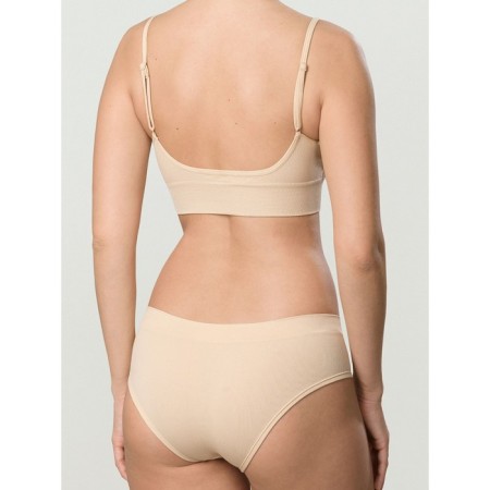 T-shirt-top for women, size XS, beige color-3