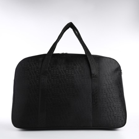 Road bag with lightning, external pocket, long belt, black color-1