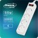 Luazon Lighting network filter, 4 sockets, 0.5 m, 2200 W, 3 x 0.75 mm2, 10 A, 220 V, white