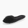 Slippers # 10 women, size 36, black color
