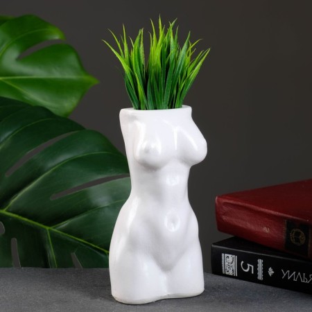 Kashpo - Vase "Women's Thors" White, 17cm-1