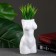 Kashpo - Vase "Women's Thors" White, 17cm