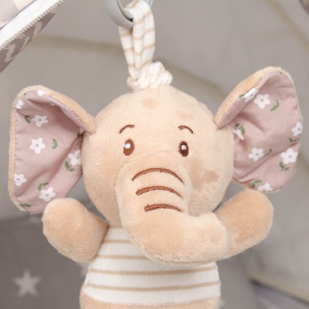 The suspension is soft with the vibration "Elephant Nyash", a tear, on a crib, stroller, crumb I-12