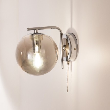 Sconces Citilux "Tommy" CL102310, 15x20 cm, 1x40W, E14, color gray color-7