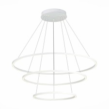 Cветильник подвесной SMART St Luce. ST605.503.114. 1х114 Вт, LED, 2800-6500K, 7410 Lm, 80х80 см, цвет белый