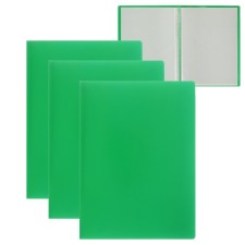 Set of folders A5, 20 inserts, calligrata, green, 3 pieces