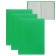 Set of folders A5, 20 inserts, calligrata, green, 3 pieces