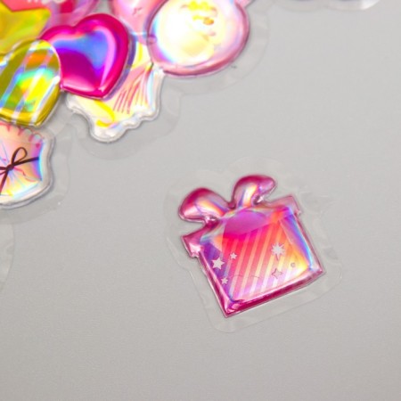 Plastic sticker air "Pictures" 0.6x9.8x13.3 cm-1
