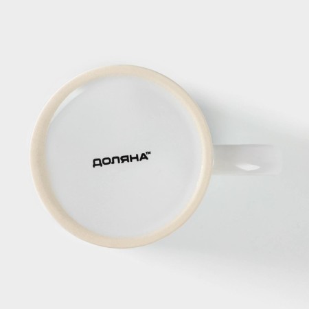Homeleon mug ceramic shade Warm Up, 350 ml, 12 × 8 × 9.5 cm, white color-5