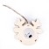Light decor with the suspension "New Year" 9 cm, mix
