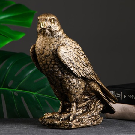 Figure "Hawk" gold, 24x13x26cm