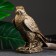 Figure "Hawk" gold, 24x13x26cm