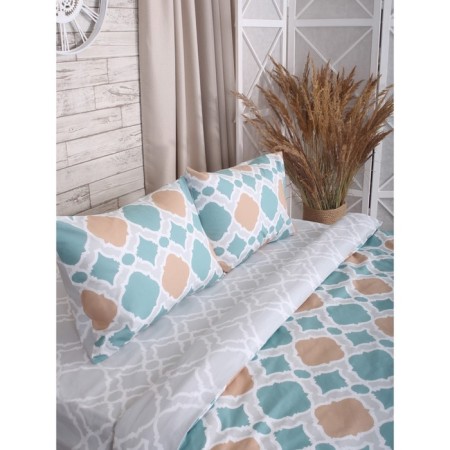 Bed linen duo kora, size 200x215 cm, 145x210 cm - 2 pcs, 50x70 cm - 2 pcs-1