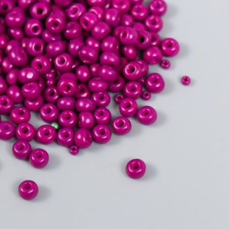 Glass beads 6/0 "eggplant" 15 grams