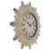 Wall clock, series: interior, "rays of the sun", d-58 cm, white