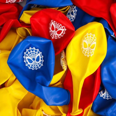Airy ball "Super-Men", 12 inch, latex, 25 pieces, spider-man-2