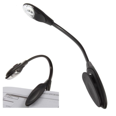 Flashlight for reading books on clothespins, 25 x 3 cm, AG13 2 pcs-3