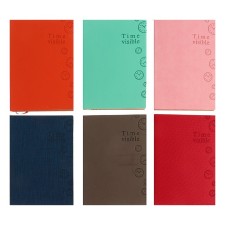 Delivery of a low -end A6, 100 sheets in a ruler, PVC cover, mix