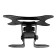 Kronstein Luazon Kron-52, for TV, inclined-horned, 10-27 ", up to 20 kg, black