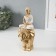 Souvenir Polystone "Buddha Shakyamuni on the Golden Elephant" 11x10x25 cm